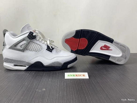 Kick Theory Jordan Retro 3885 4 Original 840606- White Cement 1014